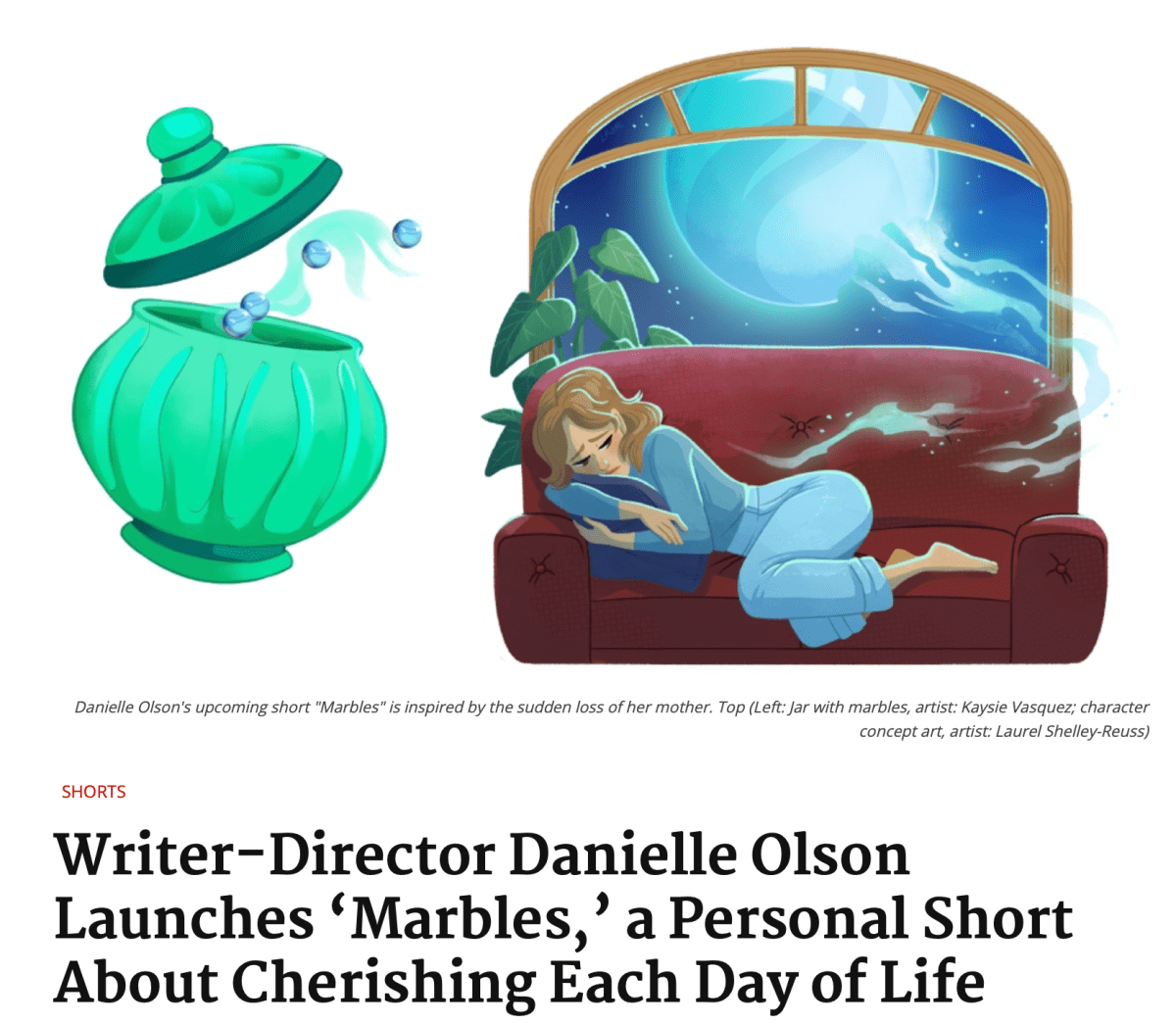 Marbles Featured in Animation&nbsp;Magazine